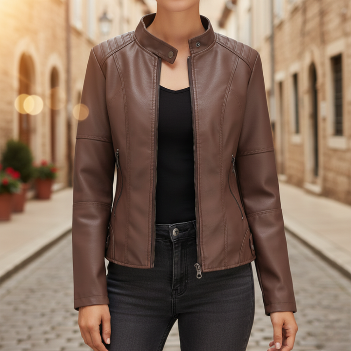 Damen Bikerjacke Kurz | Vestea