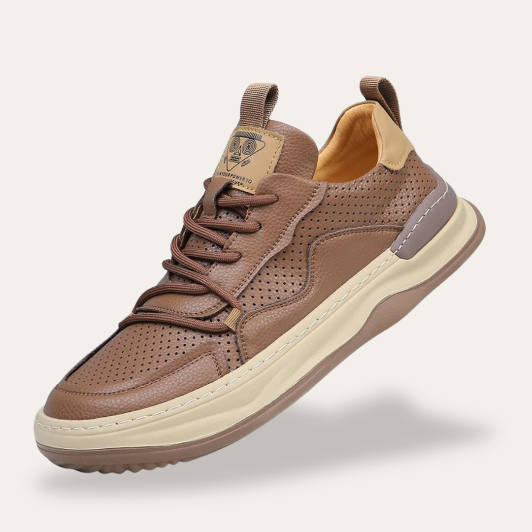 Orthopädische Sneakers für Herren aus Leder | Vestea
