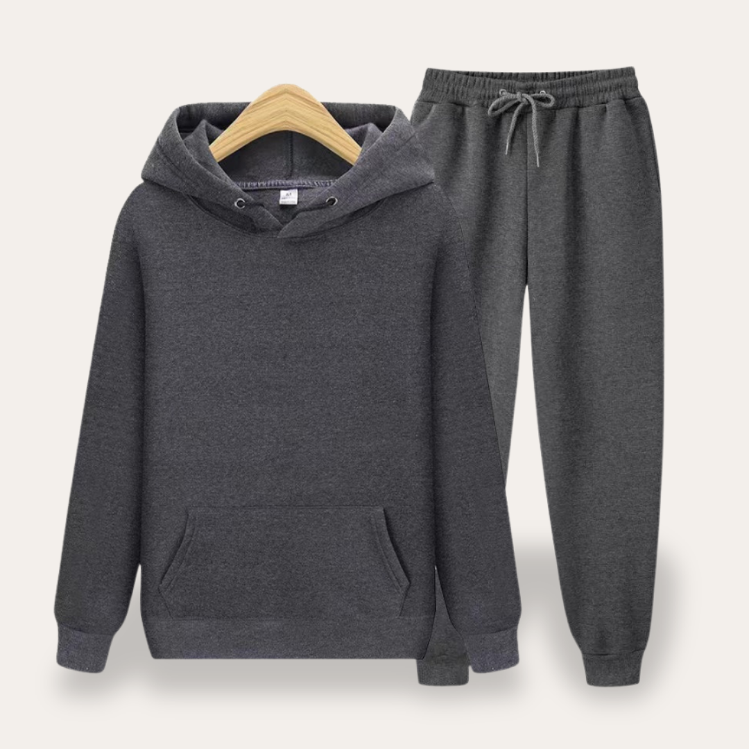 Herren Trainingsanzug Kapuzenpullover Jogginghose Freizeit Set | Vestea