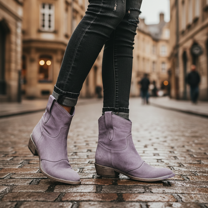 Damen Orthopädische Western-Stiefeletten Kurzschaft | Vestea