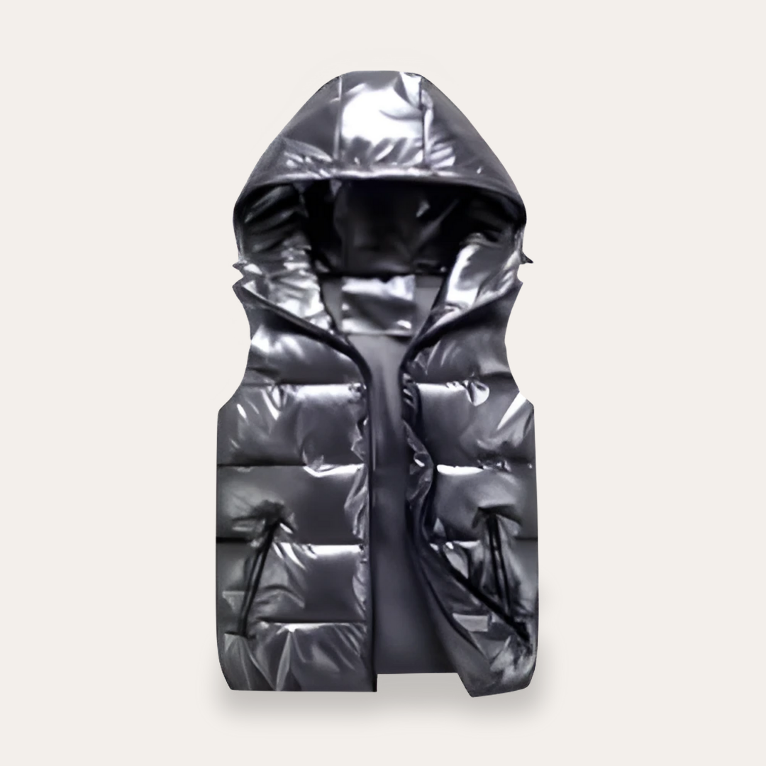 Damen Steppweste mit Kapuze Winter | Vestea