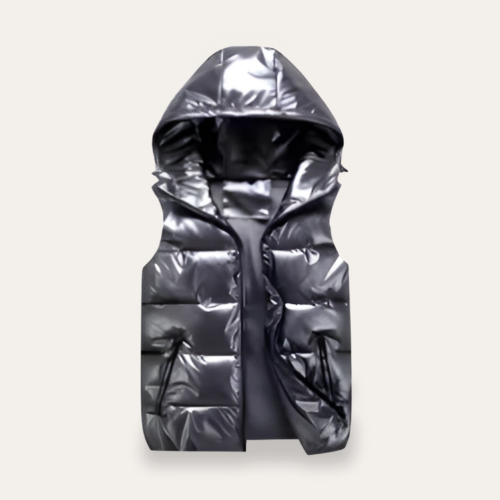 Damen Steppweste mit Kapuze Winter | Vestea