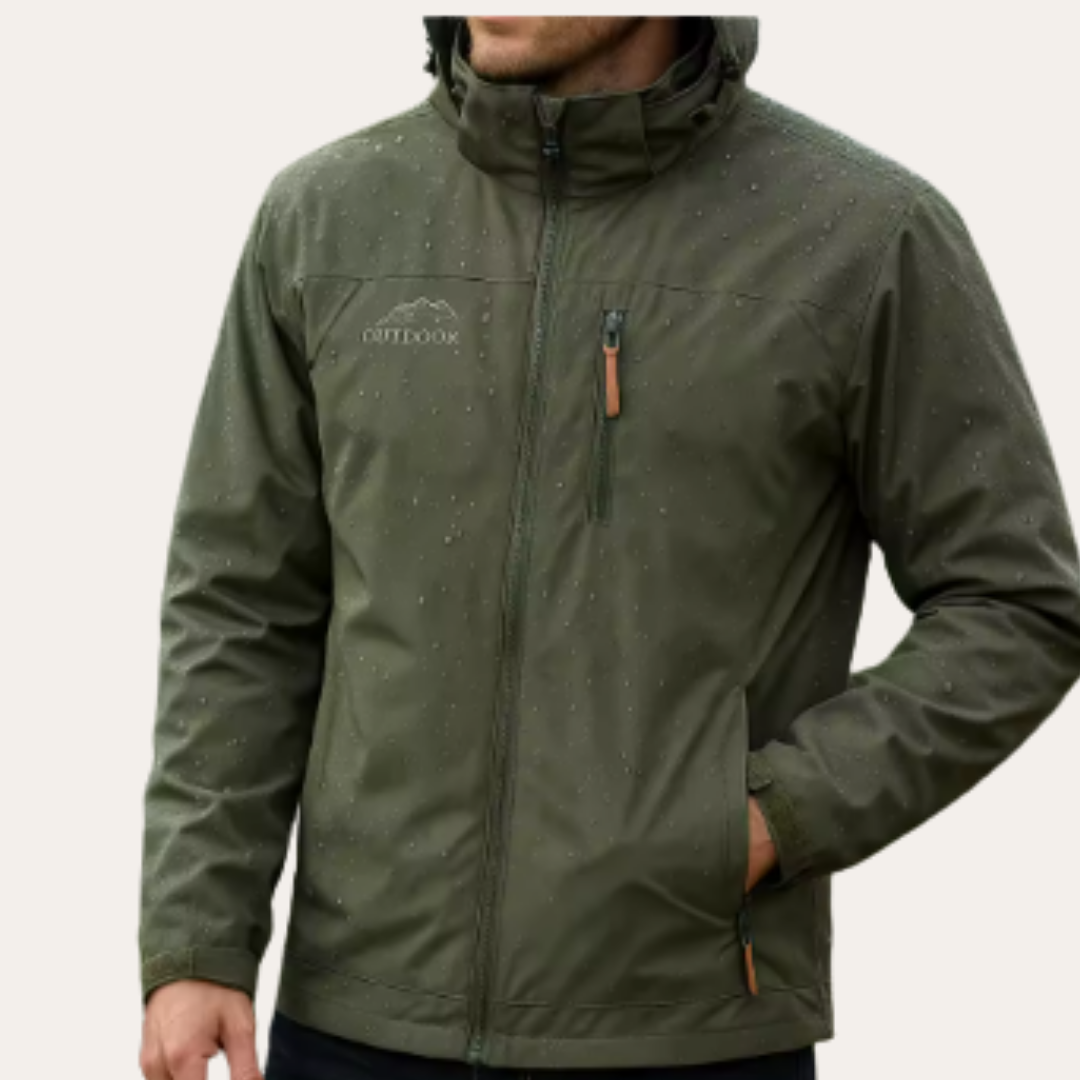 Herren Outdoorjacke Wasserdicht Winddicht Freizeitjacke | Vestea