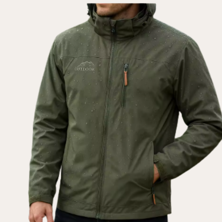 Herren Outdoorjacke Wasserdicht Winddicht Freizeitjacke | Vestea