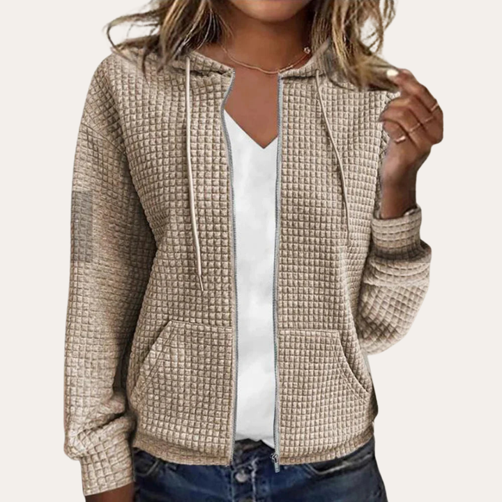 Damen Kapuzenjacke mit Reißverschluss | Vestea