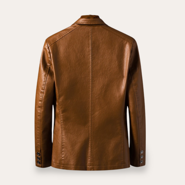 Herren Lederblazer mit Taschen | Vestea