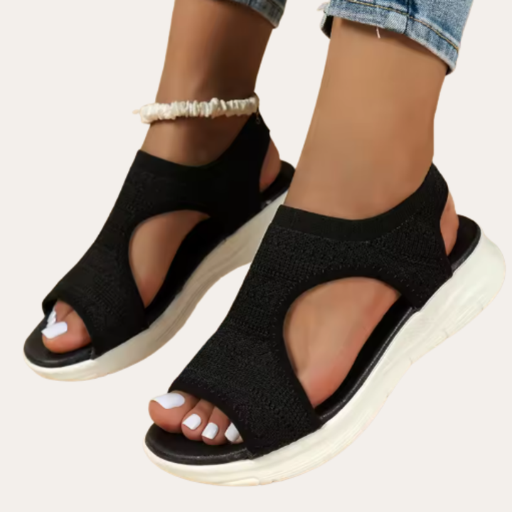 Damen Sandalen Mesh Slip-On orthopädisch sportlich bequem | Vestea