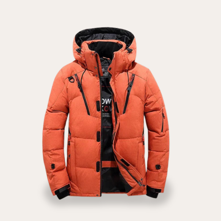 Herren Winterjacke mit Kapuze Outdoor Warmjacke | Vestea