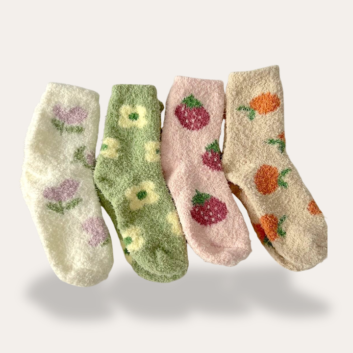 Women's cozy socks set with pattern and comfortable fit | Vestea