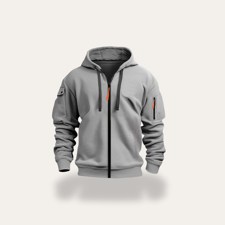 Herren Kapuzenjacke Sweatjacke mit Reißverschluss | Vestea