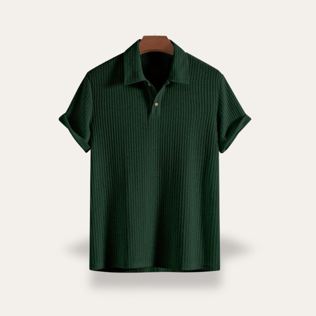 Herren Poloshirt Kurzarm Struktur | Vestea