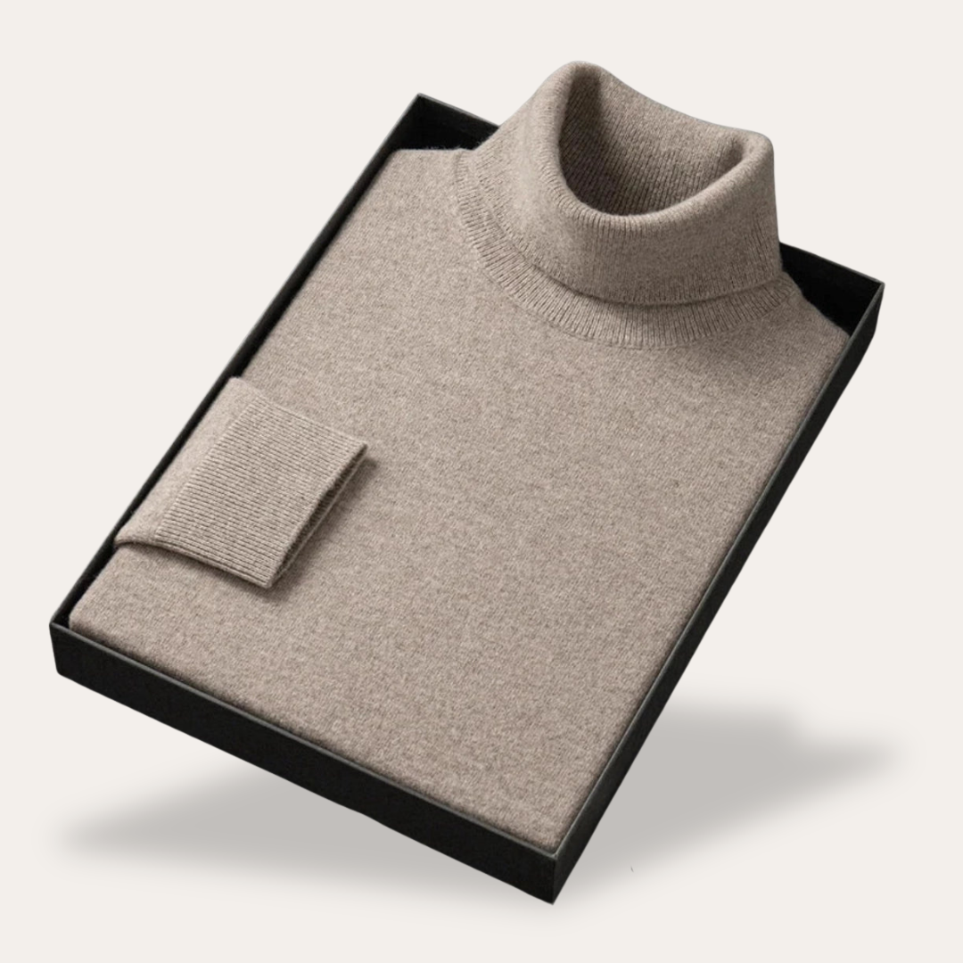 Herren Luxus Kaschmir Rollkragenpullover | Vestea