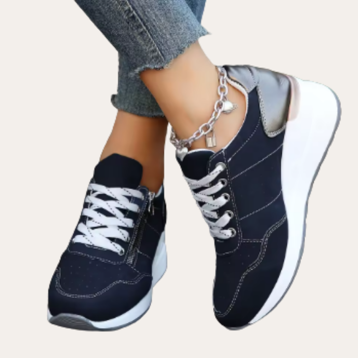 Orthopädische Damen Sneaker mit Keilabsatz | Vestea