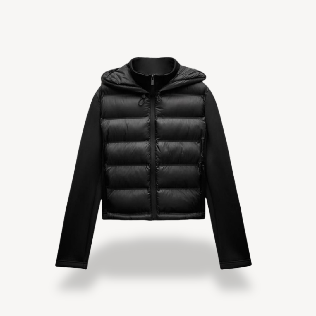 Pufferjacke mit Kapuze für Damen | Vestea