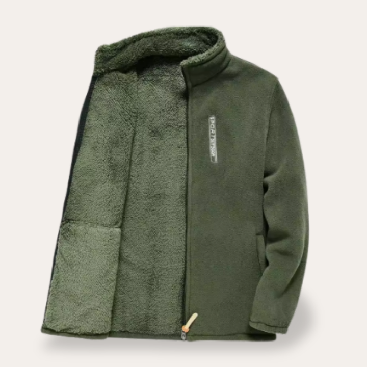 Herren Fleecejacke Winter Warm Freizeitmantel | Vestea