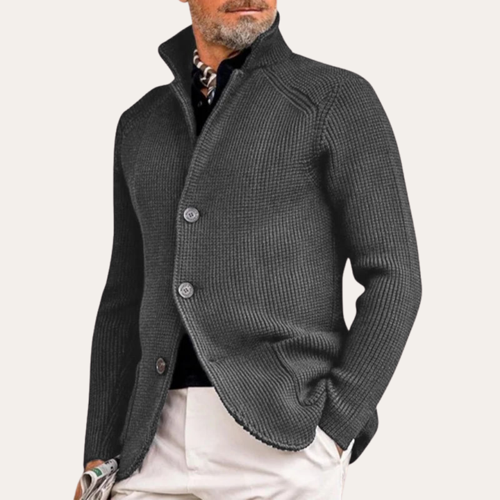 Herren Strickjacke mit Knopfleiste | Vestea