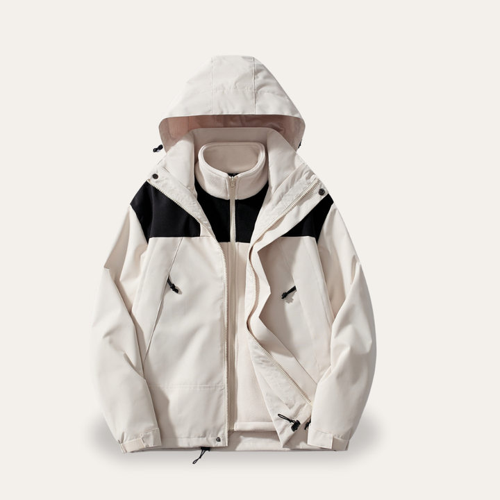 Herren Outdoorjacke mit Abnehmbarer Kapuze | Vestea