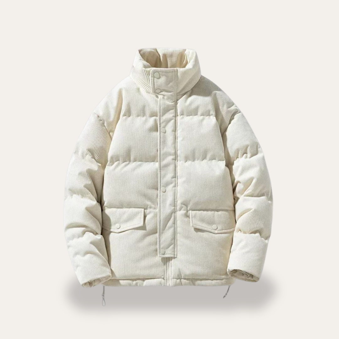 Herren Steppjacke aus Cord für Frühling und Herbst | Vestea