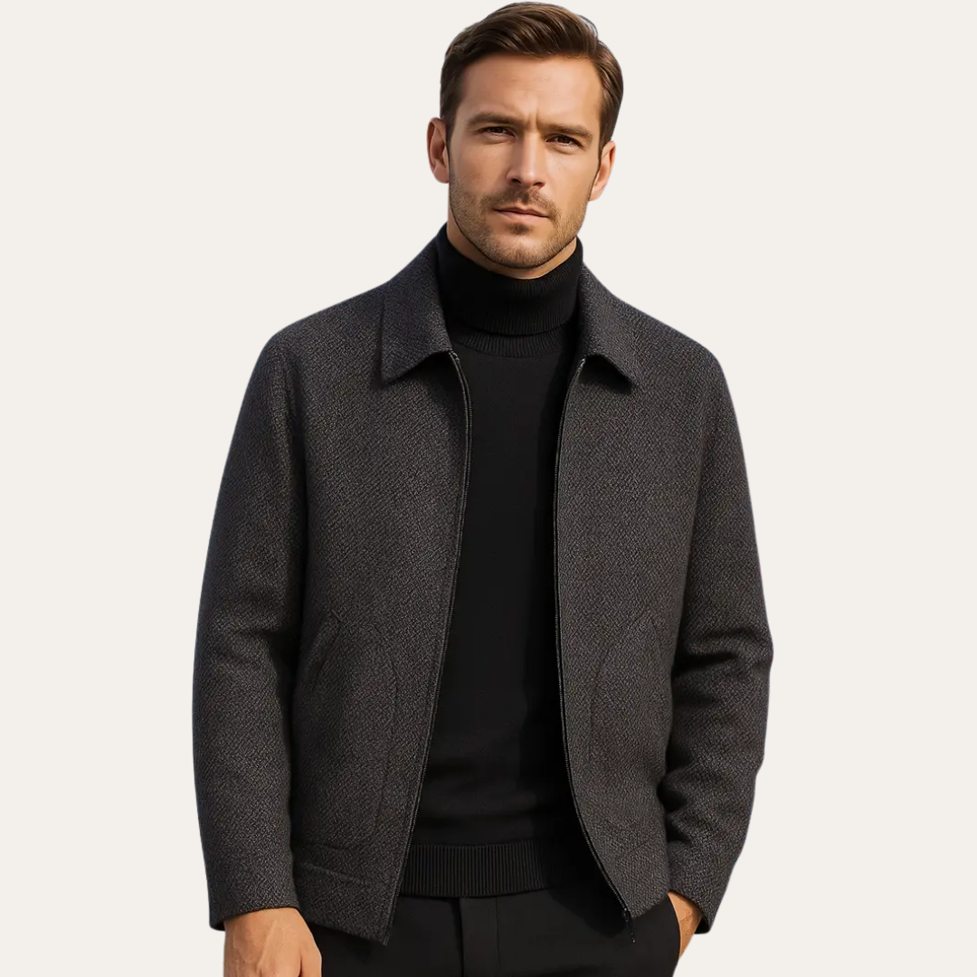 Herren Jacke Wollmix Modern | Vestea