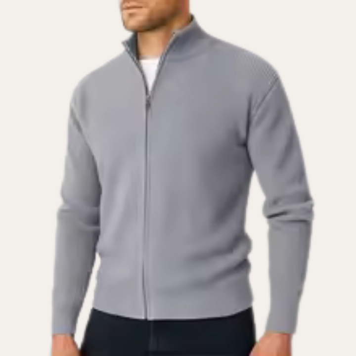 Herren Strickjacke mit Reißverschluss Komfort | Vestea
