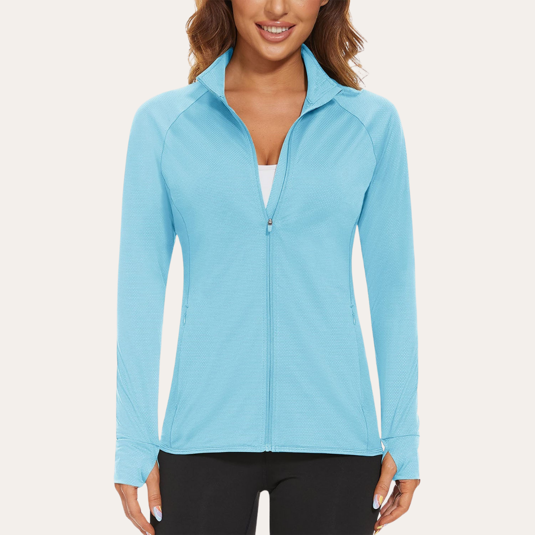 Leichte UV-Schutzjacke für Damen mit Langarm | Vestea