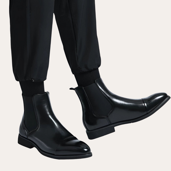Herren Orthopädische Chelsea Boots aus Leder | Vestea