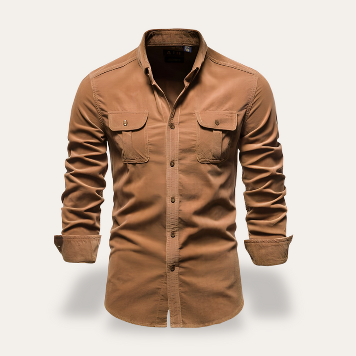 Herren Casual Hemd mit Brusttaschen | Vestea