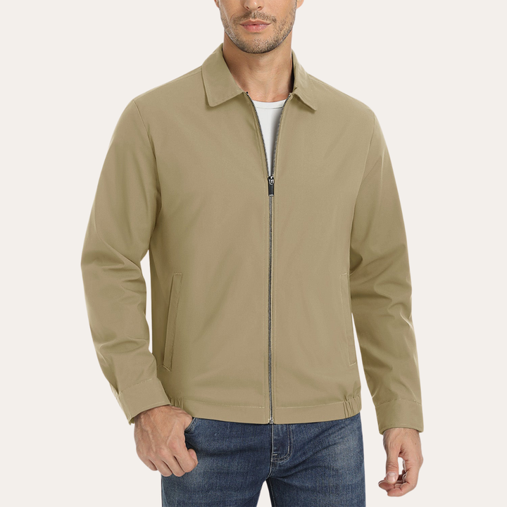 Herren Übergangsjacke mit Reißverschluss Basic Blouson | Vestea