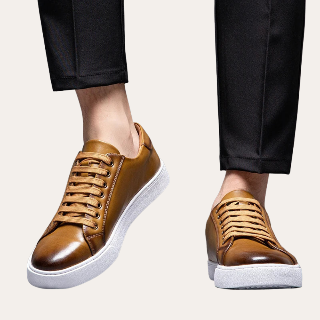 Herrensneaker Orthopedico Leder Komfort | Vestea