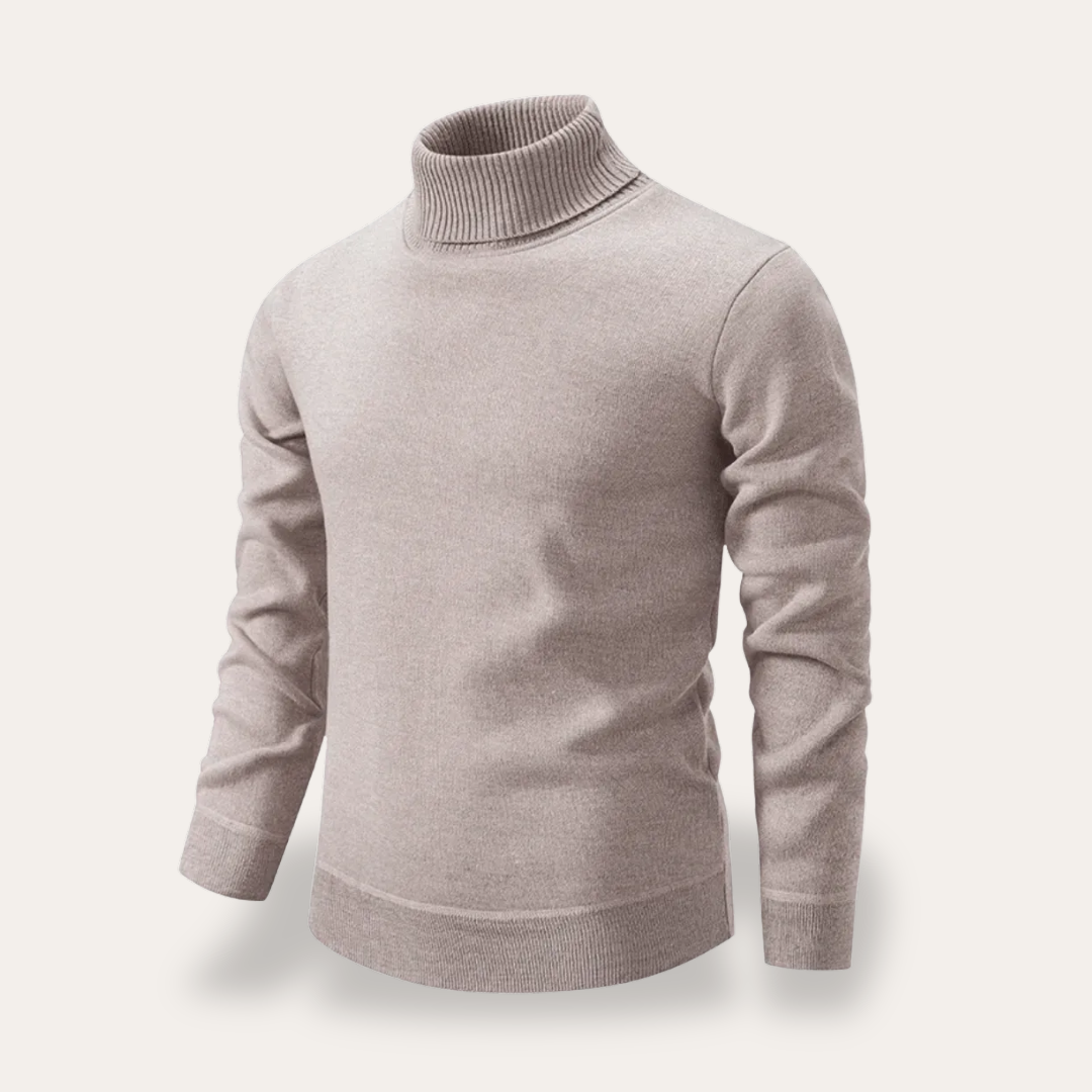 Herren Strickpullover Rollkragen Wintermode | Vestea