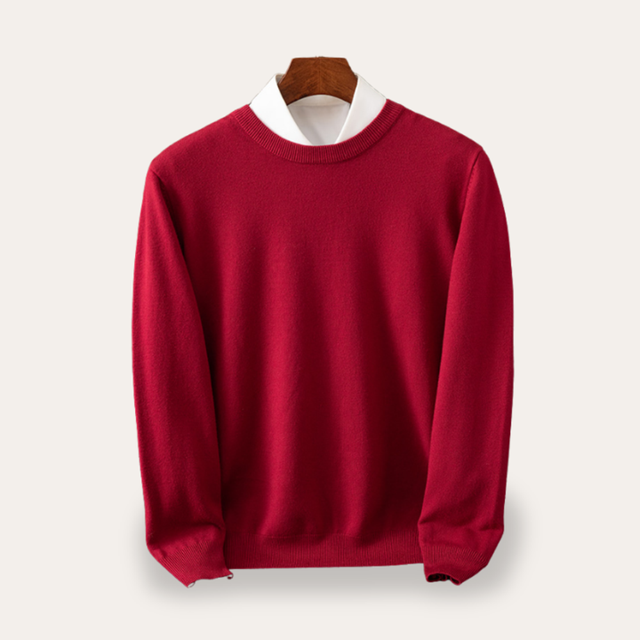 Herren Strickpullover Rundhalsausschnitt Langarm | Vestea