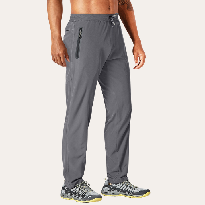 Herren Sporthose mit Reißverschluss-Taschen atmungsaktiv leicht Training | Vestea