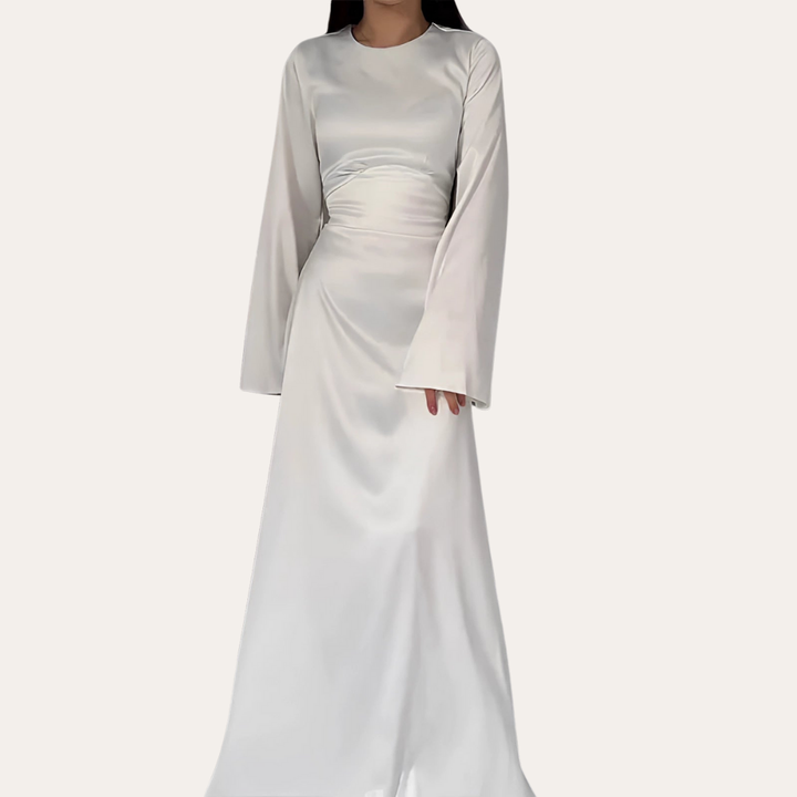 Damen Maxikleid Langarm Elegant Abendmode | Vestea