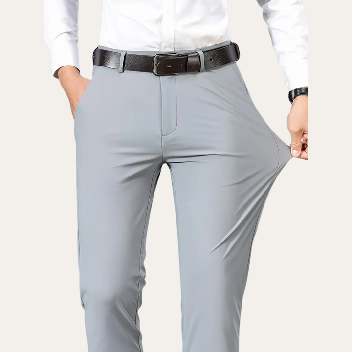 Herren Stretchhose Materialmix Slim Fit | Vestea