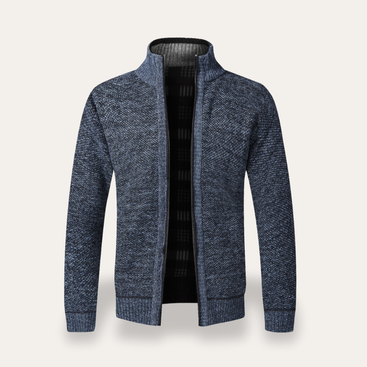 Herren Strickjacke mit Reißverschluss Freizeit | Vestea