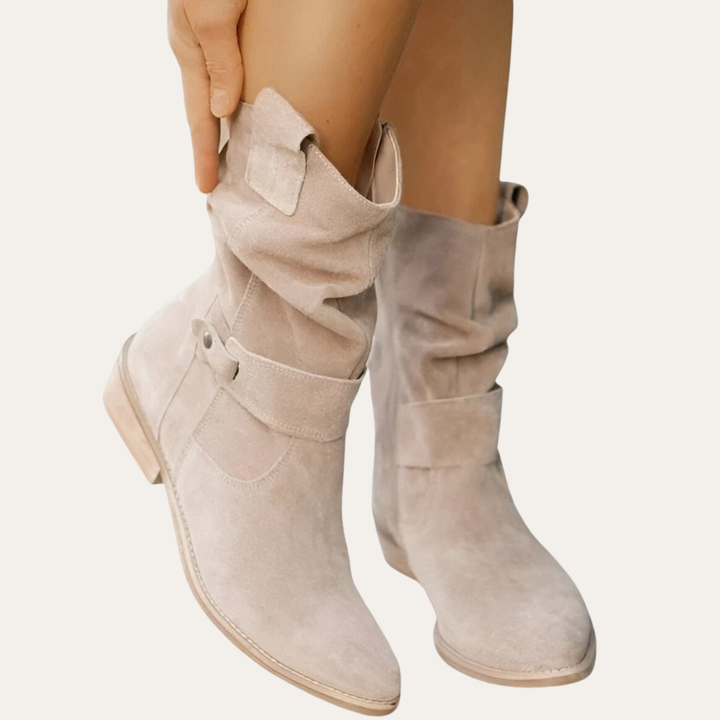 Damen Orthopädische Stiefeletten mit Absatz | Vestea