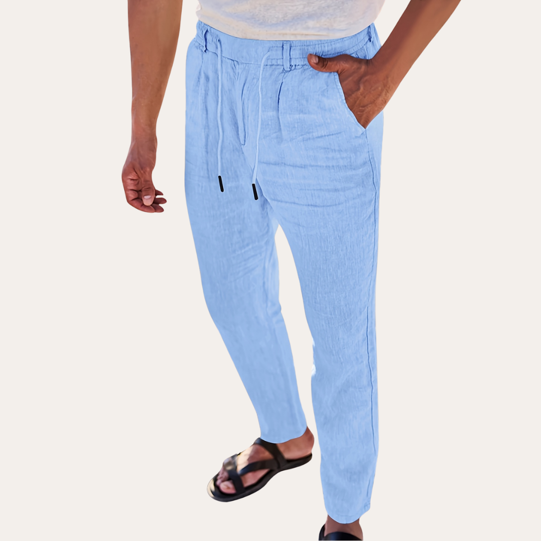 Lässige Herren Leinenhose  Atmungsaktive, bequeme für den Sommer | Vestea
