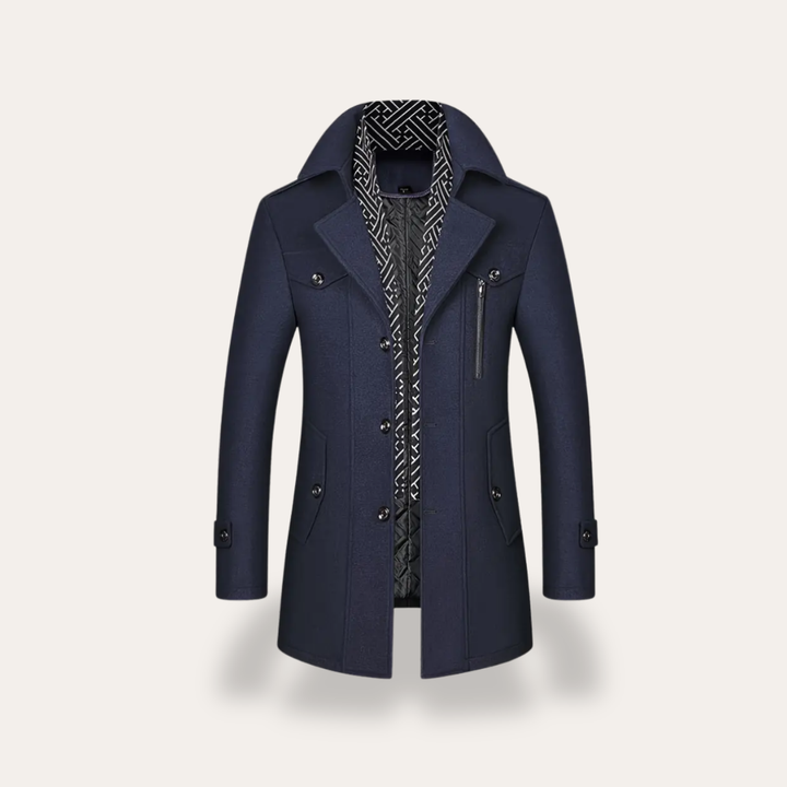 Herren Wollmantel Modern Slim Fit | Vestea