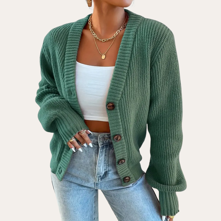 Damen Strickjacke Cardigan Oversize | Vestea