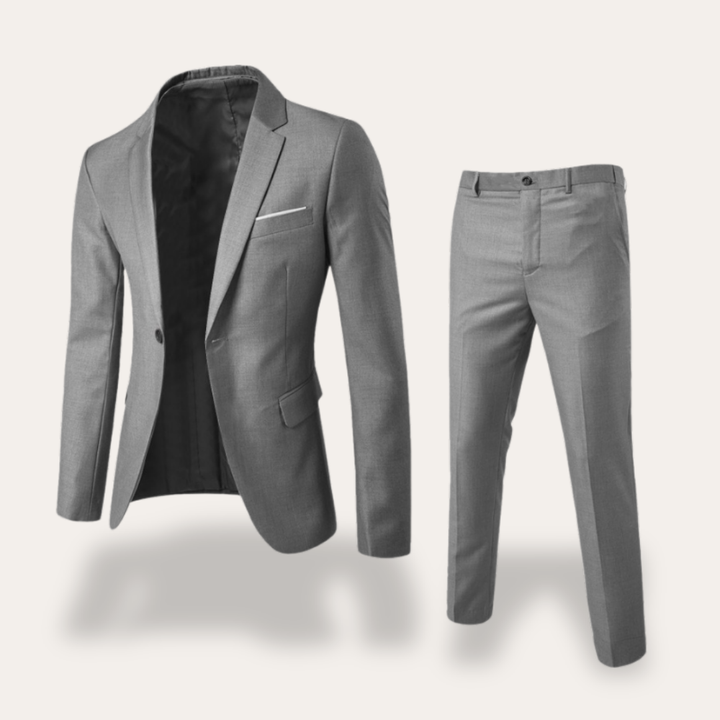 Herren Anzug Zweiteilig Jacke Hose Slim Fit | Vestea