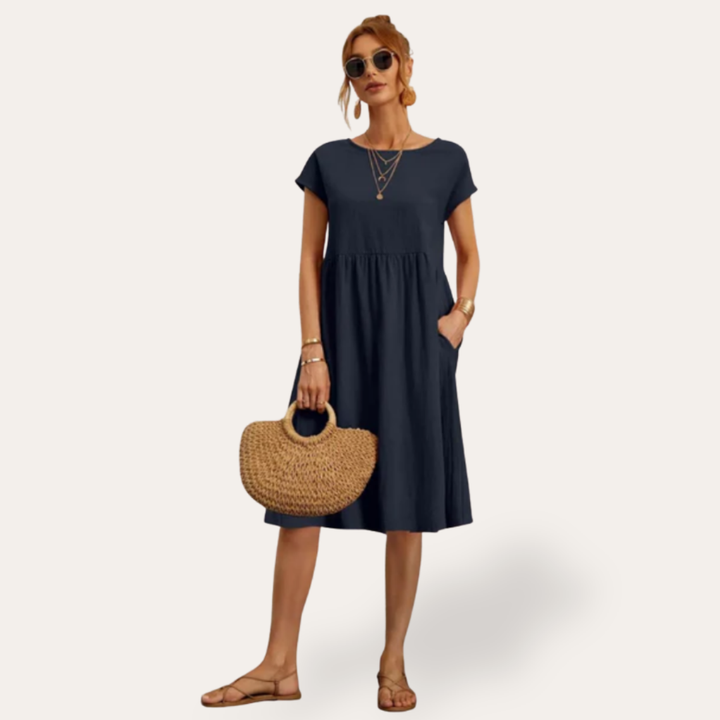 Damen Sommerkleid mit Taschen | Vestea