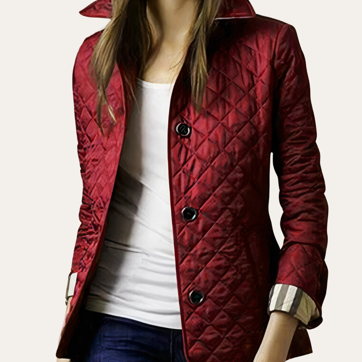 Damen Steppjacke Leicht Übergangsjacke Elegant | Vestea