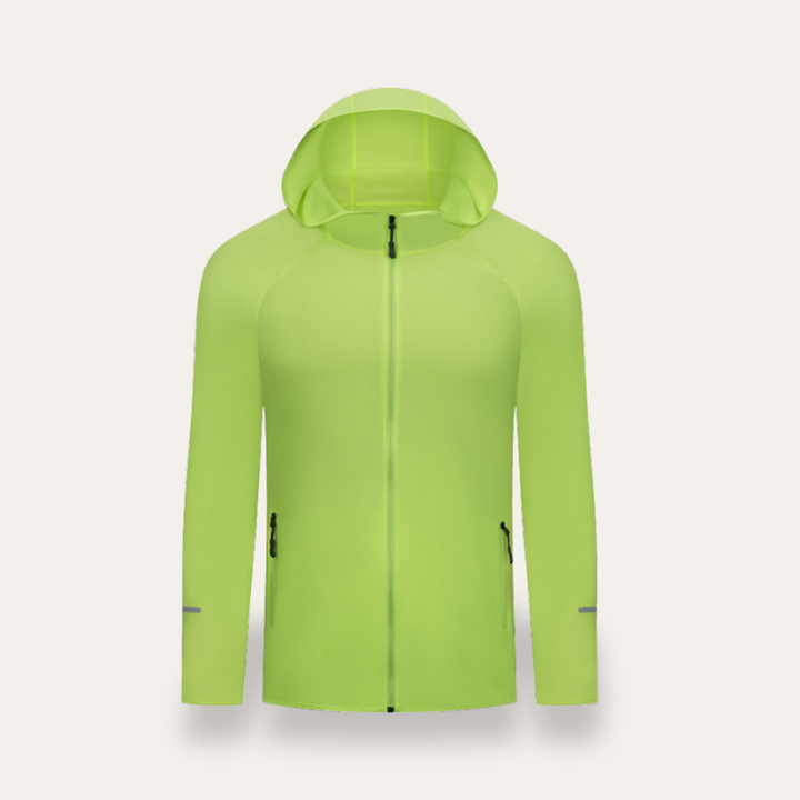 Unisex Laufjacke mit Kapuze Atmungsaktiv Leichtgewicht | Vestea