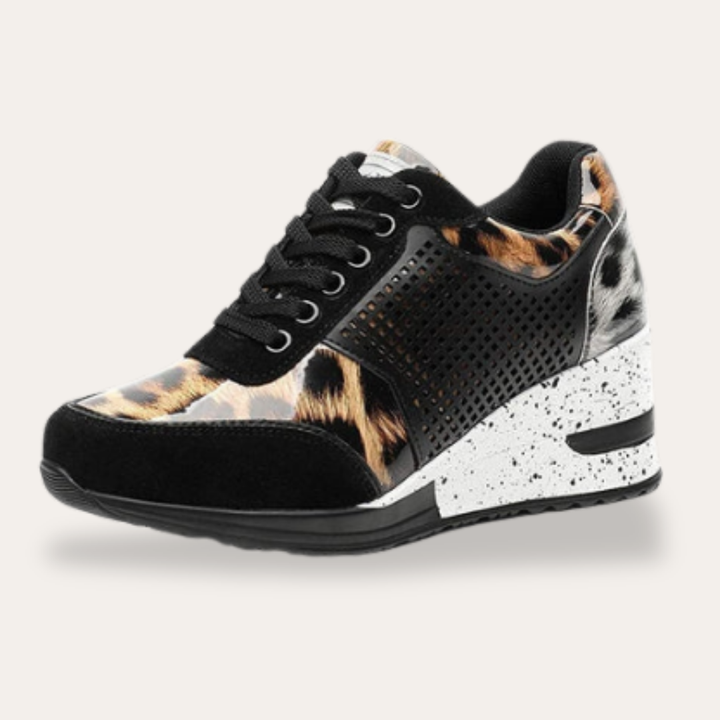 Orthopädische Damen Keilabsatz Sneakers Freizeit Schuhe | Vestea