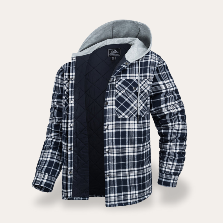 Herren Kapuzenjacke mit gesteppter Innenfütterung | Vestea