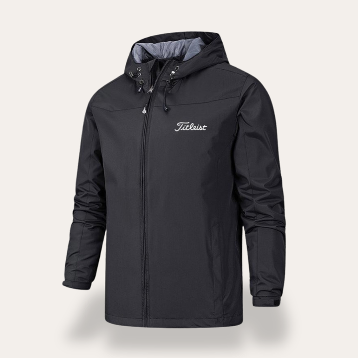 Herren Funktionsjacke mit Kapuze und Reißverschluss | Vestea