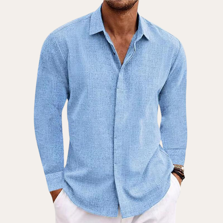 Herren Hemd Langarm Slim Fit Business Freizeithemd | Vestea