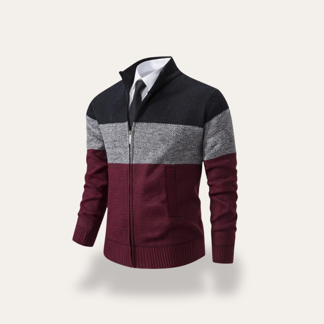 Herren Strickjacke für Gefüttert Winter | Vestea