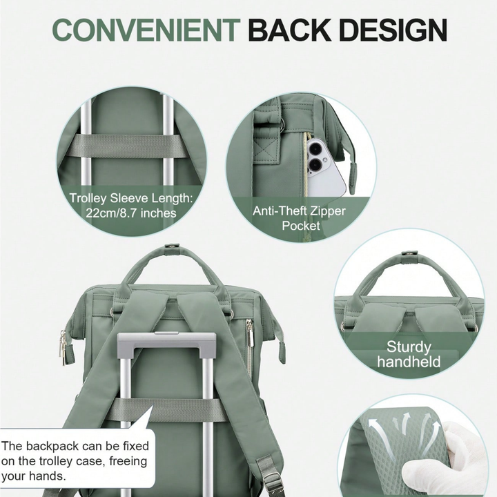 Damen Rucksack Backpack Laptop Tasche Reise Business | Vestea