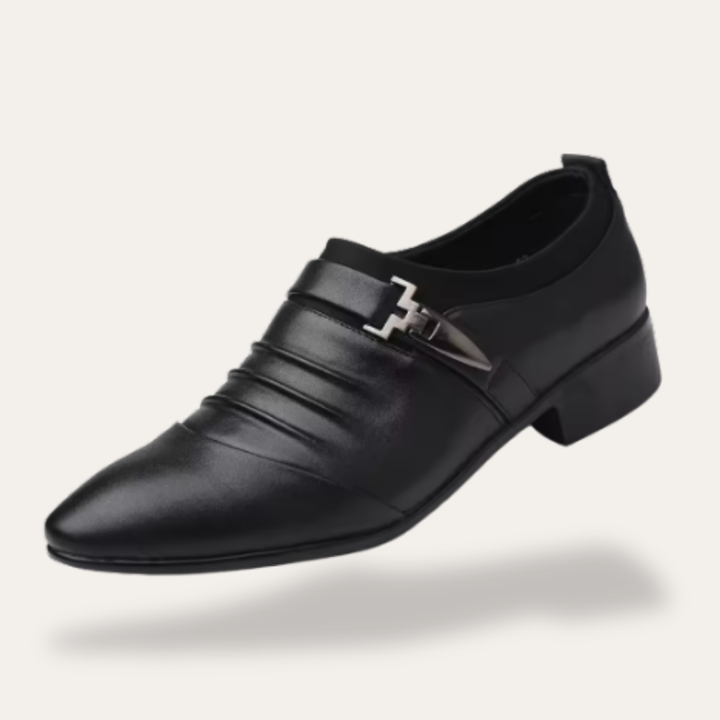 Orthopädische Herren Business Schuhe mit Bequemem Absatz | Vestea